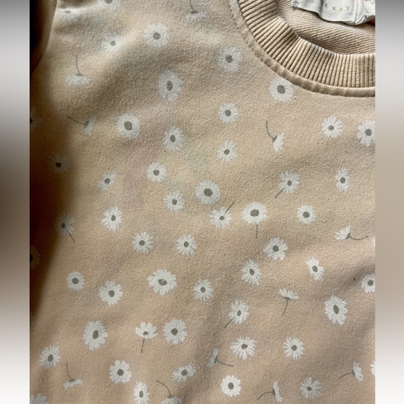 Jamie Kay Sweatshirt & Short Set- Light Pink Floral, lyr - Picture 10 of 12